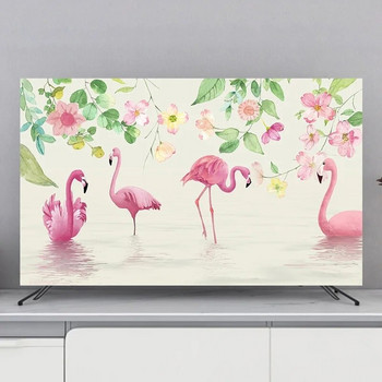 2021 New Hight Quaily Upgrade Κάλυμμα τηλεόρασης Κάλυμμα σκόνης Κάλυμμα για το σπίτι Σαλόνι Τηλεόραση για σκόνη Πανί κάλυμμα 55 ιντσών 65 οικιακής οθόνης LCD