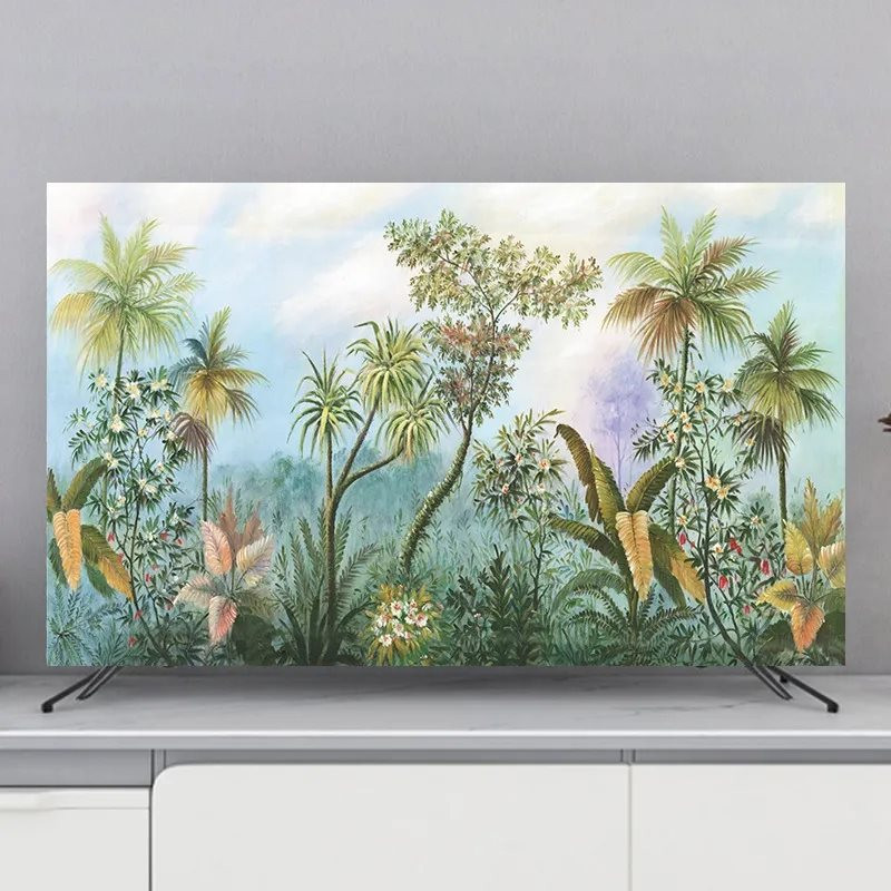 2021 Nový vysoko kvalitný kryt na televízor, kryt na televízor, kryt do obývačky, kryt na televízor, 55-palcový 65-palcový LCD televízor