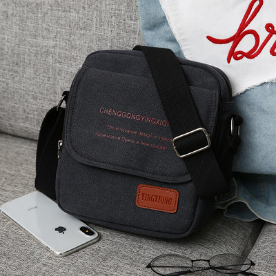 Pánska plátená taška na voľný čas