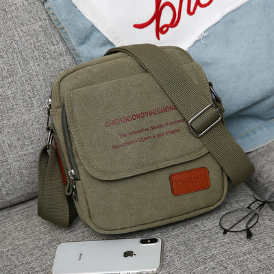 Pánska plátená taška na voľný čas