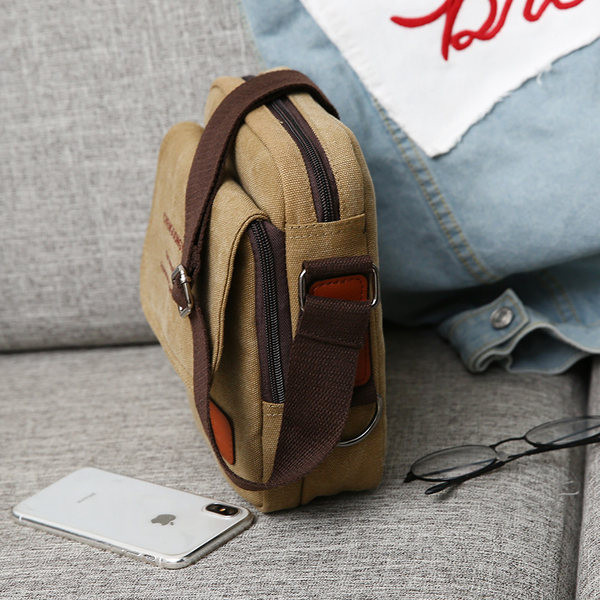 Pánska plátená taška na voľný čas