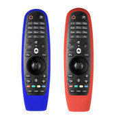 Mäkký silikónový kaučukový ochranný kryt odolný voči prachu pre diaľkový ovládač televízora LG AN-MR600 s textúrou v štýle piesku