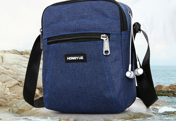 Textilná pánska taška - s nápisom