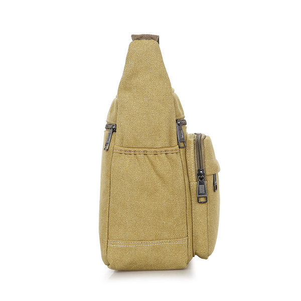 Pánska plátená taška cez rameno pre voľný čas