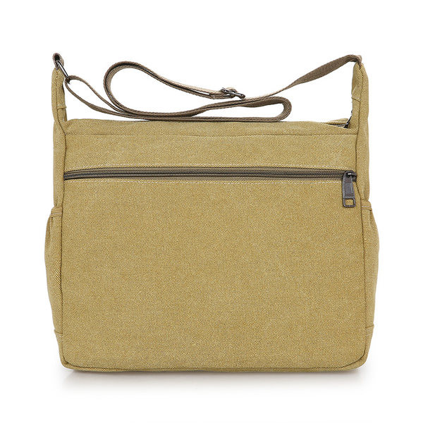 Pánska plátená taška cez rameno pre voľný čas