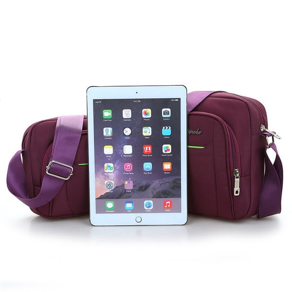 Drobinis vyriškas pečių krepšys – dviejų dydžių