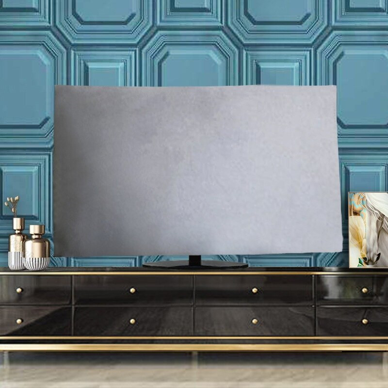 Naujas prabangus televizoriaus dulkių dangtelis Atsparus oro sąlygoms, dulkėms nepralaidus LCD LED plazminio televizoriaus audinio pagalvėlės užvalkalas