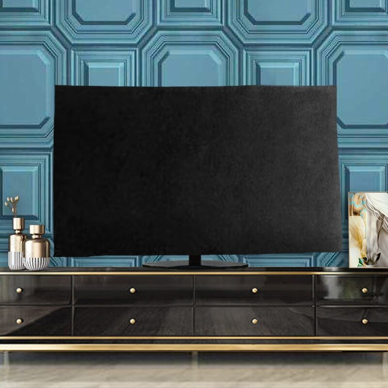 Naujas prabangus televizoriaus dulkių dangtelis Atsparus oro sąlygoms, dulkėms nepralaidus LCD LED plazminio televizoriaus audinio pagalvėlės užvalkalas