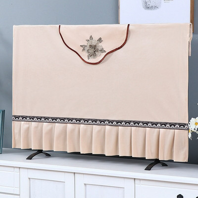 New Hight Quaily European Simple Style Prabangus televizoriaus dangtelis nuo dulkių 55 colių 65 colių LCD televizoriaus dangtelis Medžiaginis televizoriaus dangtelis Naujas apsaugos nuo dulkių rankšluostis