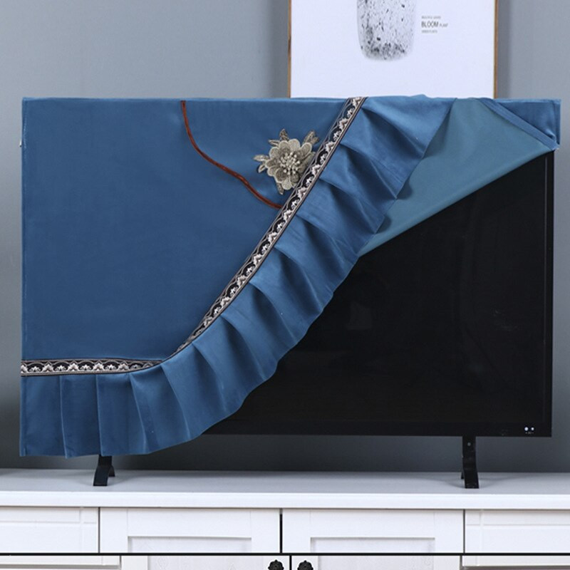 New Hight Quaily European Simple Style Prabangus televizoriaus dangtelis nuo dulkių 55 colių 65 colių LCD televizoriaus dangtelis Medžiaginis televizoriaus dangtelis Naujas apsaugos nuo dulkių rankšluostis