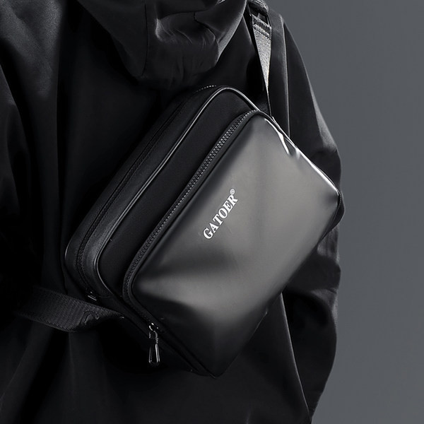 Geanta de umar barbati din piele ecologica model nou