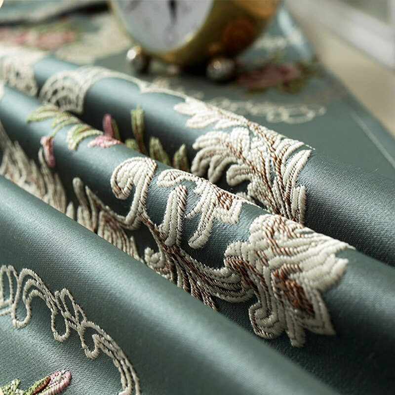 Kryt na televízor v európskom štýle, nová výšivka, 32-70 palcov, jednoduchá a moderná televízna kapucňa, kryt na televízor, látka