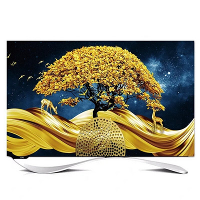 Nový kryt na televízor, prachotesný, pre domácnosť, 55-palcový/60-palcový/70-palcový stolný televízor, Európa, dekoratívny kryt na televízor, ochranný kryt proti prachu