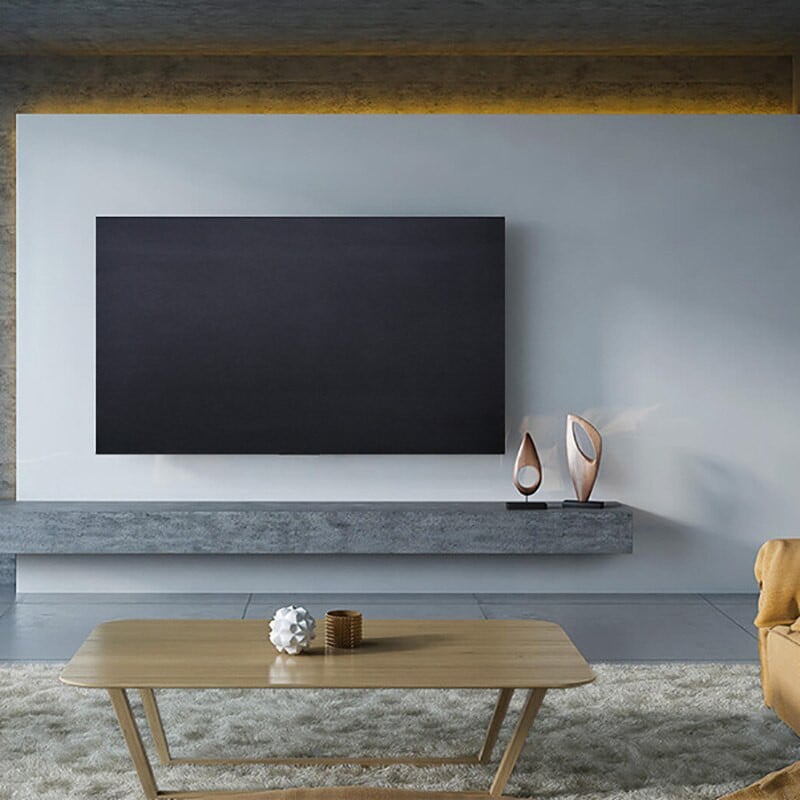 43" 49" 55" LCD TV Mäkký elastický látkový kryt proti prachu, zavesný kryt na televízor, odolný voči poškriabaniu a striekajúcej vode