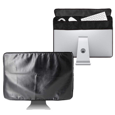 Προστατευτικό κάλυμμα σκόνης οθόνης υπολογιστή 21 ιντσών 27 ιντσών μαύρο πολυεστέρα με εσωτερική μαλακή επένδυση για οθόνη LCD Apple iMac LA001