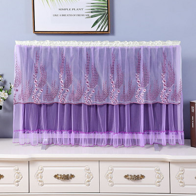 Kryt na televízor No Take The Desktop Hanging Univerzálny kryt na LCD televízor, čipkovaný kryt na televízor, látkový kryt na televízor