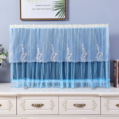 Kryt na televízor No Take The Desktop Hanging Univerzálny kryt na LCD televízor, čipkovaný kryt na televízor, látkový kryt na televízor