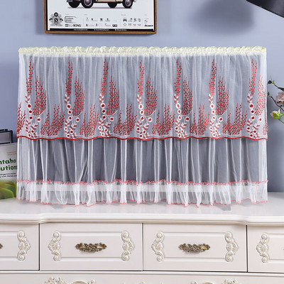 Kryt na televízor No Take The Desktop Hanging Univerzálny kryt na LCD televízor, čipkovaný kryt na televízor, látkový kryt na televízor