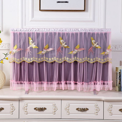 Kryt na televízor No Take The Desktop Hanging Univerzálny kryt na LCD televízor, čipkovaný kryt na televízor, látkový kryt na televízor