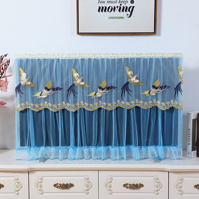 Kryt na televízor No Take The Desktop Hanging Univerzálny kryt na LCD televízor, čipkovaný kryt na televízor, látkový kryt na televízor