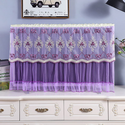 Kryt na televízor No Take The Desktop Hanging Univerzálny kryt na LCD televízor, čipkovaný kryt na televízor, látkový kryt na televízor