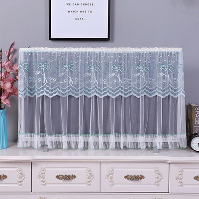 Kryt na televízor No Take The Desktop Hanging Univerzálny kryt na LCD televízor, čipkovaný kryt na televízor, látkový kryt na televízor