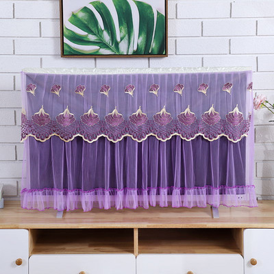 Kryt na televízor No Take The Desktop Hanging Univerzálny kryt na LCD televízor, čipkovaný kryt na televízor, látkový kryt na televízor