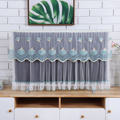 Kryt na televízor No Take The Desktop Hanging Univerzálny kryt na LCD televízor, čipkovaný kryt na televízor, látkový kryt na televízor