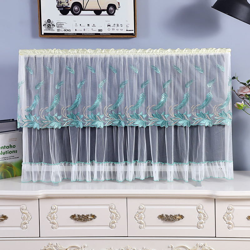 Kryt na televízor No Take The Desktop Hanging Univerzálny kryt na LCD televízor, čipkovaný kryt na televízor, látkový kryt na televízor