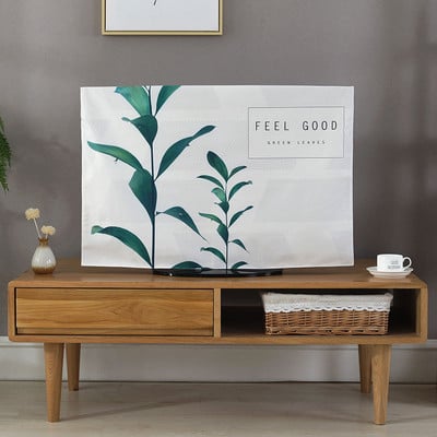 Korejski tiskani TV poklopac Prašina Kućanski aparat 55 inča zakrivljena imitacija lana Vanjski 65 Dom