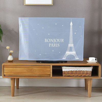 Korejski tiskani TV poklopac Prašina Kućanski aparat 55 inča zakrivljena imitacija lana Vanjski 65 Dom