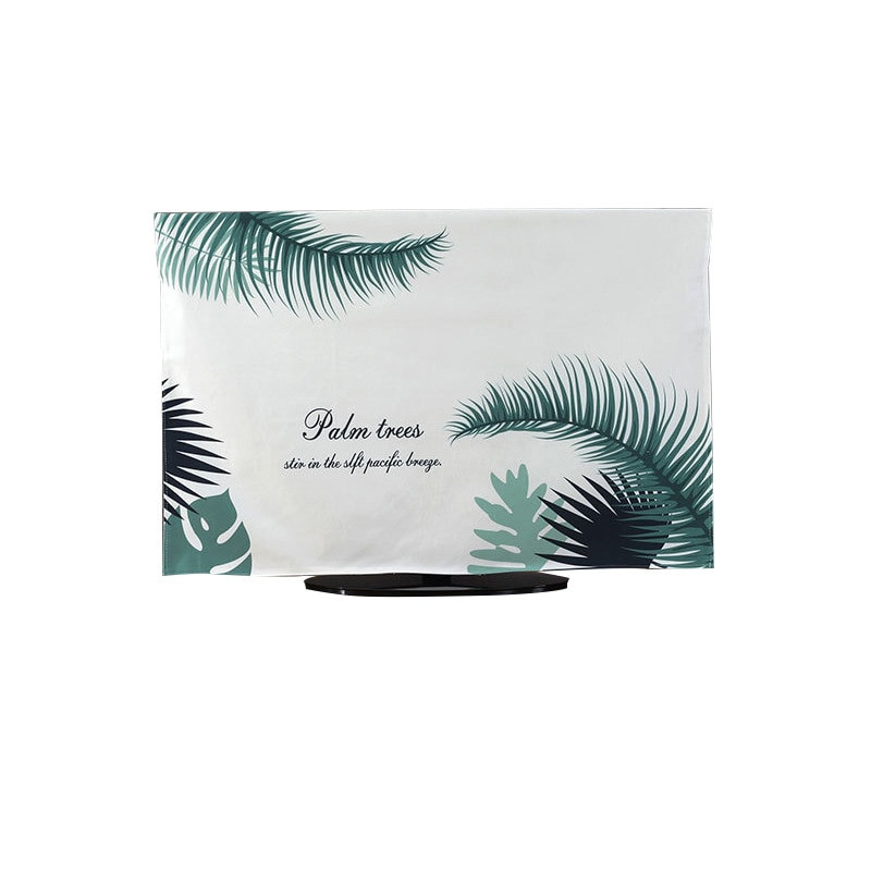 Korejski tiskani TV poklopac Prašina Kućanski aparat 55 inča zakrivljena imitacija lana Vanjski 65 Dom