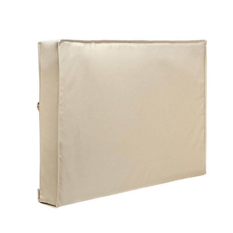 Atsparus oro sąlygoms, dulkėms atsparus lauko televizoriaus dangtelis Smėlio spalvos 32\" 36\" 40\" 46\" 50\" 55\60\ 65\ Apsaugokite ekraną Sodo terasa Lauko TV dangtelis