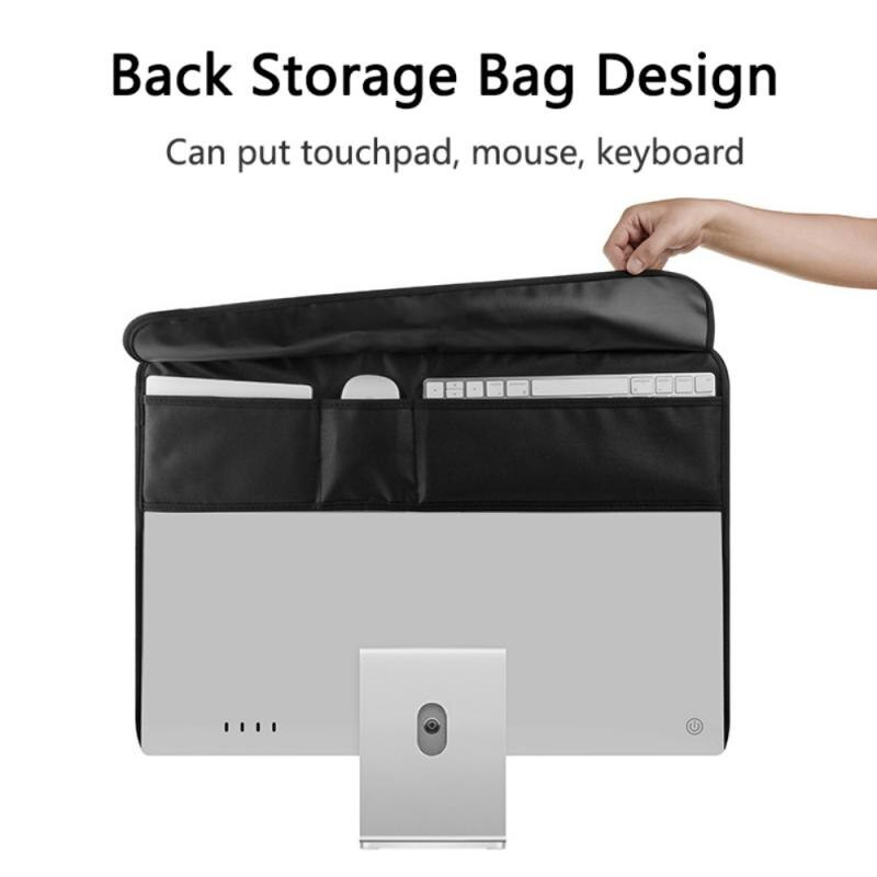 24 hüvelykes színes számítógép-monitor porvédő védőburkolat Apple IMac-hoz LCD-képernyő borító Porálló védő belső puha béléssel IMac-hez