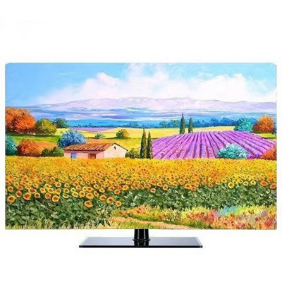 Nový ochranný kryt na televízor, prachový kryt pre domácnosť, závesná handrička na LCD televízor, 19-70 palcov, dekorácia obývacej izby pre televízory
