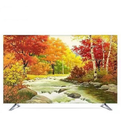 Nový ochranný kryt na televízor, prachový kryt pre domácnosť, závesná handrička na LCD televízor, 19-70 palcov, dekorácia obývacej izby pre televízory