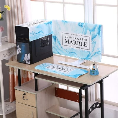 3 ks/sada 19-32-palcových krytov na počítač, kórejských pastoračných látok, roztomilých kreslených LCD krytov, uterákov na ochranu pracovnej plochy počítača