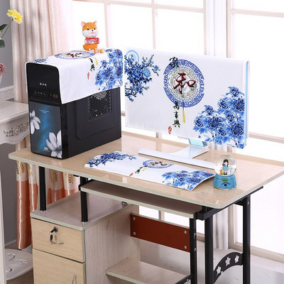 3 ks/sada 19-32-palcových krytov na počítač, kórejských pastoračných látok, roztomilých kreslených LCD krytov, uterákov na ochranu pracovnej plochy počítača