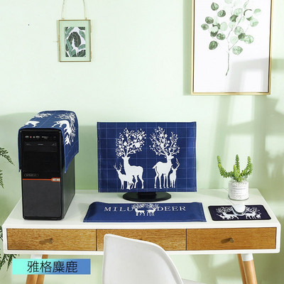 3 bucăți 19-27 inchi monitor din pânză elastică antipraf computer desktop husă de praf simplă antipraf ultrasubțire teacă de protecție moale