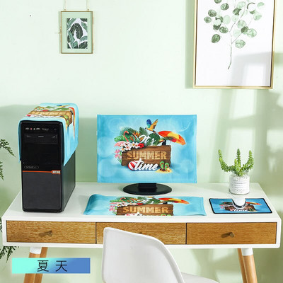 3 bucăți 19-27 inchi monitor din pânză elastică antipraf computer desktop husă de praf simplă antipraf ultrasubțire teacă de protecție moale