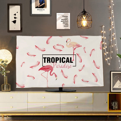 Husă de praf pentru TV agățată de uz casnic, 32 inchi, 42 inchi, 55 inci, stil nordic, LCD curbat, ecran plat, husă universală prosop