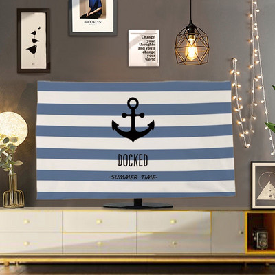 Husă de praf pentru TV agățată de uz casnic, 32 inchi, 42 inchi, 55 inci, stil nordic, LCD curbat, ecran plat, husă universală prosop