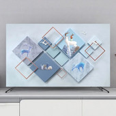Nový severský moderný štýlový kryt na televízor, kryt na obývačku, kryt na televízor, handrička na prach, 55 palcov, 65 palcov, domáci LCD, horúci výpredaj