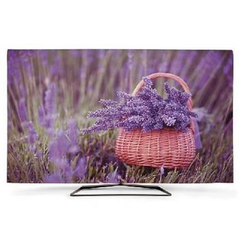 Нов калъф за прах за декорация на телевизора Текстилно платнено покритие Кърпа за покриване на LCD телевизор Кърпа за прах, подходяща за 19-инчов до 45-инчов телевизор