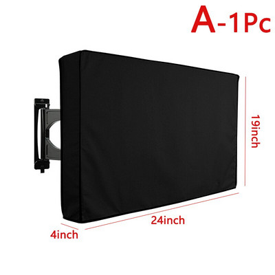 Lauko televizoriaus ekrano dangtelis nuo dulkių vandeniui atsparus dangtelis Aukštos kokybės Oksfordo televizoriaus dėklo televizoriaus dangtelis nuo 22`` iki 38`` colių