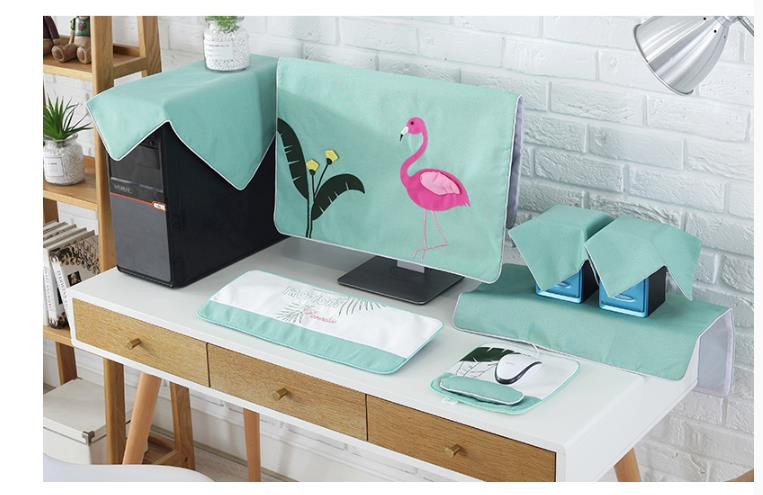 Kvalitný kryt na pracovnú plochu, kryt na monitor počítača a prachový kryt