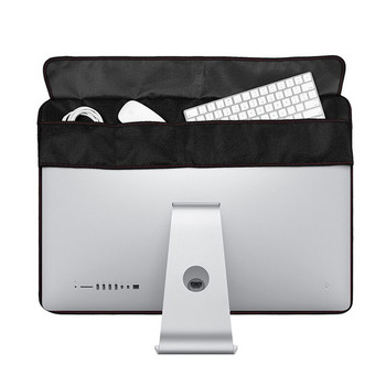 21-инчов 27-инчов черен прахов капак за Apple iMac Полиестерен компютърен монитор Протектор против прах с вътрешен мек LCD екран