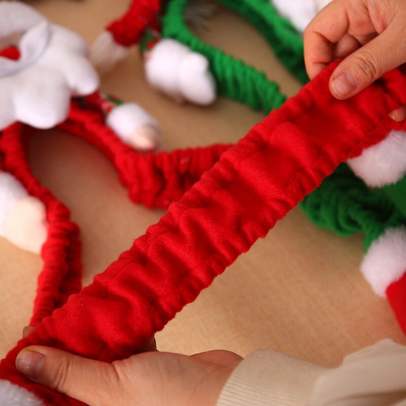 Vianočný kryt na počítačový monitor, 3D kreslený flanelový ochranný rámček obrazovky, vianočná dekorácia JS22