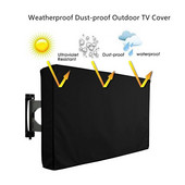 TV poklopac otporan na vremenske uvjete otporan na prašinu Vanjski TV poklopac 22-42 inča LCD TV vanjski otporan na prašinu Krpa od mikrovlakana Protect tv hoes buiten