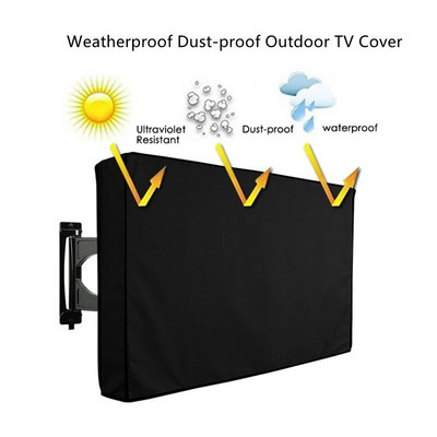 TV poklopac otporan na vremenske uvjete otporan na prašinu Vanjski TV poklopac 22-42 inča LCD TV vanjski otporan na prašinu Krpa od mikrovlakana Protect tv hoes buiten